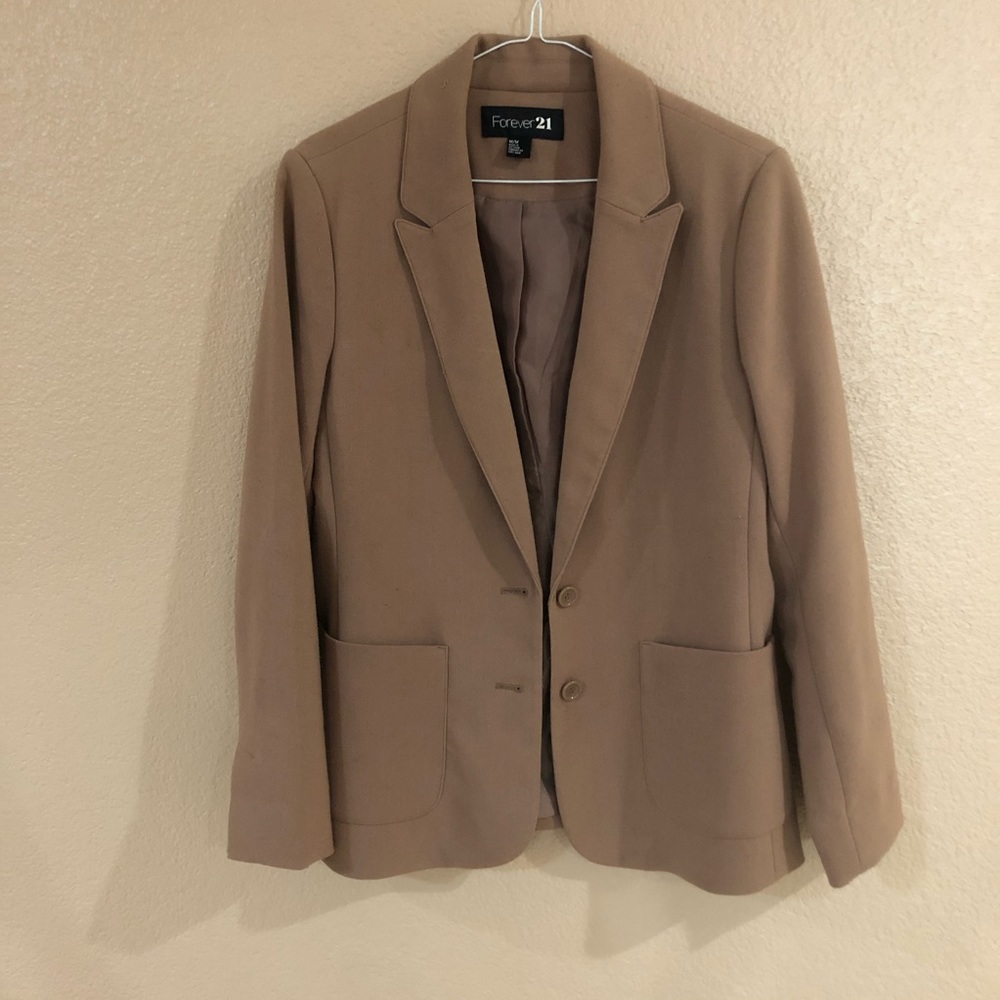 Basic camel blazer